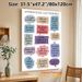 French Daily Affirmations Painting Poster, Vibrant Speech Bubble Style Poster, Uplifting Positive French Phrases, Ideal For Home And Office Decor_maomaolike.com