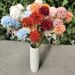 Three-headed Rhododendron Lotus Decoration Green Plant Floral Material Onion Artificial Flower Wedding Guide Ball_maomaolike.com