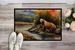 Kodiak Bear Doormat Front Door Mat Indoor Outdoor Rugs For Entryway, Non Slip Washable Low Pile, 24H X 36W_maomaolike.com