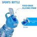 410ml Dinosaur Bottle For Sippy With Silicone Straw Leakproof Plastic Bottles Summer Kids Water Cup_maomaolike.com