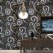 Brown Vine Geometric Waterproof Modern Bedroom Wallpaper Self-Adhesive TV Background Wall Renovation Sticker_maomaolike.com