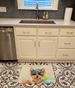 Yorkshire Terrier Hippie Dawg Memory Foam Kitchen Mat Machine Washable Anti-Fatigue Mat Cushion Comfort Bath Mat Or Kitchen Rug_maomaolike.com