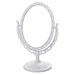 European Retro Desktop Double-Sided Makeup Dormitory Rotating Princess Large Detachable Vanity Mirror_maomaolike.com