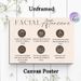 Facial Aftercare Painting Poster, Minimalist Line-art Instructional Poster, Practical Post-facial Care Guide Suitable For Beauty Salons, Spas_maomaolike.com