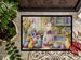 Decorating Easter Bull Terrier Doormat Front Door Mat Indoor Outdoor Rugs For Entryway, Non Slip Washable Low Pile, 24H X 36W_maomaolike.com