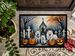 American Eskimo Spooky Halloween Doormat Front Door Mat Indoor Outdoor Rugs For Entryway, Non Slip Washable Low Pile, 24H X 36W_maomaolike.com