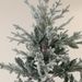 6ft Nordic Pine Artificial Christmas Tree With 795 Snow Flocked Tips, Foldable Metal Stand, Easy Assembly, Hinged Xmas Tree For Home Office Holiday_maomaolike.com