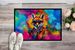 Hippie Animal Fox Doormat Front Door Mat Indoor Outdoor Rugs For Entryway, Non Slip Washable Low Pile, 24H X 36W_maomaolike.com