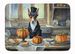 Basenji Fall Kitchen Pumpkins Memory Foam Kitchen Mat Machine Washable Anti-Fatigue Mat Cushion Comfort Bath Mat Or Kitchen Rug_maomaolike.com