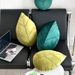 Home Garden Green Plant Leaf Rainforest Pillow Simple Home Fabric Hug Waist Cushion Cushion_maomaolike.com