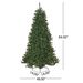 7 Ft Hinged Tree With 500 Lights And 1110 Branch Tips For Christmas_maomaolike.com