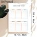 Chore Chart Painting Poster, Pastel-toned Minimalist Daily Schedule Poster, Practical Design To Organize Daily Tasks Ideal For Home Spaces_maomaolike.com