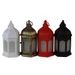 Vintage Hexagonal Lantern With LED Flame Light - Decorative Christmas Candle Holder For Home, Party & Holiday Decor_maomaolike.com