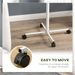 PawHut Bird Stand, Parrot Stand With Wheels, Perches, Stainless Steel Feed Bowls, Round Tray, Bird Play Stand For Indoor Outdoor, White_maomaolike.com