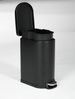 SSTC103-10L-B, Stainless Steel Kitchen Trash Can, 10L, Black_maomaolike.com