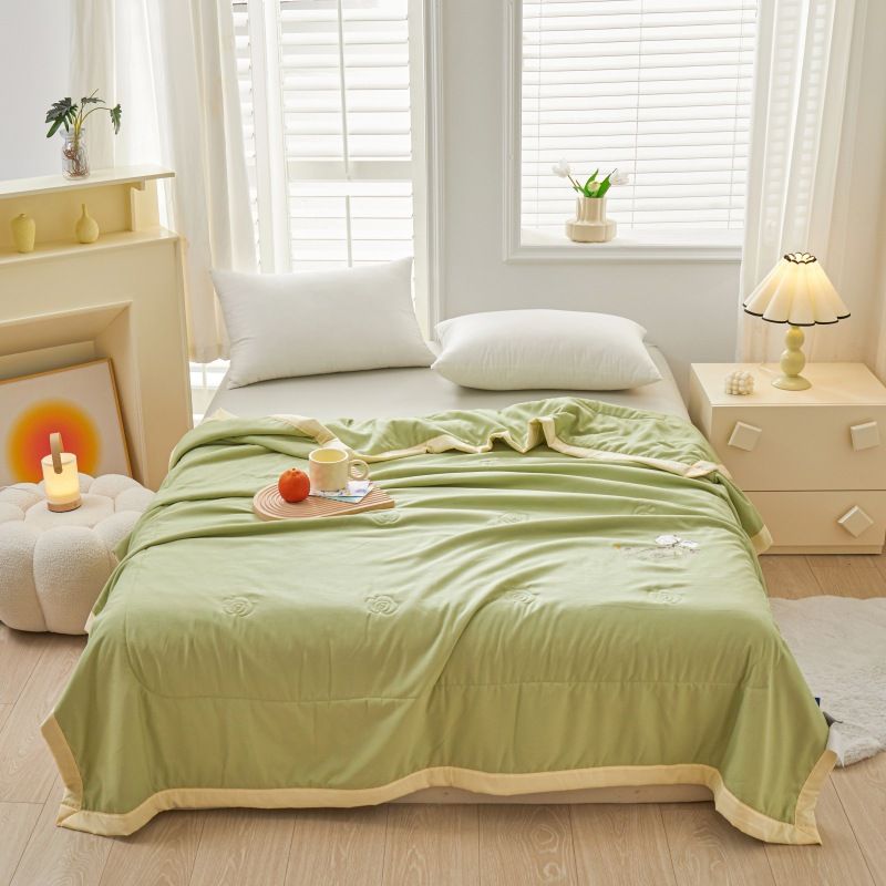 Manufacturer Wholesale Foreign Trade Cross-Border Soybean Summer Cooling Machine Washable Air Conditioning Quilt Export Top-sale_maomaolike.com