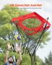 Volleyball Setter Training Equipment, Angle And Height Adjustable Volleyball Trainer, Portable Practice Net With Steel Base, Carrying Bag, Indoor Outdoor Target Net For Serving Spiking Setting_maomaolike.com