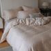 Summer Ice Silk Quilt Cover French-style Vintage Spring-summer Washed Tencel Four-piece Set, Soft Cool To The Touch,_maomaolike.com