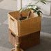 Pulan Nordic Cabinet Woven Box Simple Living Room Organizer Rattan Snack Basket Storage Bin_maomaolike.com