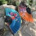 Folding Fan Women's Antique Folding Fan Women's Fan Classical Cotton and Linen Dance Fan Tassel Antique Folding_maomaolike.com
