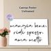 Italian Inspirational Life Motto Painting Poster, Minimalist Handwritten Black Script Poster, Warm Uplifting Message Suitable For Kitchen, Living Room_maomaolike.com