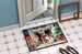 French Bulldog Cozy Christmas Doormat Front Door Mat Indoor Outdoor Rugs For Entryway, Non Slip Washable Low Pile, 24H X 36W_maomaolike.com