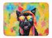 Scottish Terrier Hippie Dawg Memory Foam Kitchen Mat Machine Washable Anti-Fatigue Mat Cushion Comfort Bath Mat Or Kitchen Rug_maomaolike.com
