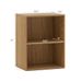 2-Cube Bookcase Floor Standing Open Bookshelf With 5-Position Adjustable Shelf_maomaolike.com