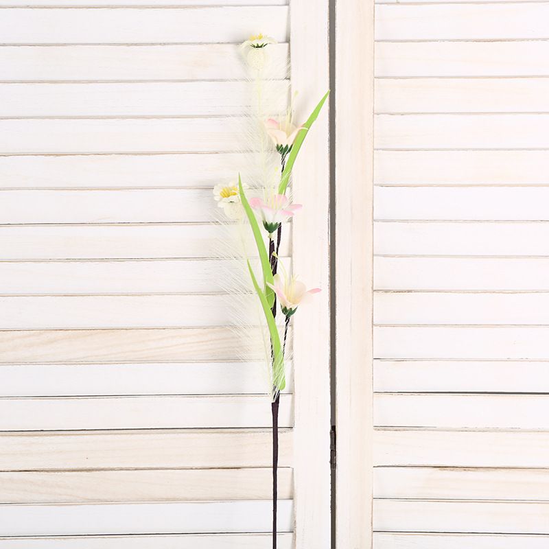 Cross-border Macaron Feather Grass Bouquet, Faux Green Plants, Artificial Flowers, Reed Wreath, Cuttings, Flyling Grass,_maomaolike.com