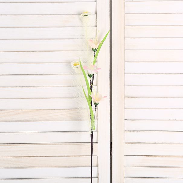 Cross-border Macaron Feather Grass Bouquet, Faux Green Plants, Artificial Flowers, Reed Wreath, Cuttings, Flyling Grass,_maomaolike.com