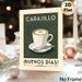 Carajillo Coffee Painting Poster, Vintage Minimalist Illustrated Coffee Cup & Typography Poster, Warm Cozy Ambience Decor For Cafe, Kitchen And Dining_maomaolike.com