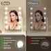 LED Vanity Mirror Lights, Stick On Hollywood Makeup Mirror Lamp With Dimmable Switch Bulb Lights For Dressing Room Bathroom Cosmetic Mirror Decoration_maomaolike.com
