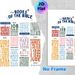 Books Of The Bible Painting Poster, Vibrant Categorized Typographic Poster, Clear Bible Books Classification Display, Ideal For Church And Study Room_maomaolike.com