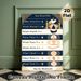 Islamic Wudu Ritual Steps Painting Poster, Elegant Gold & Navy Illustrated Guide Poster, Clear Step-by-step Ritual Instructions Suitable For Home_maomaolike.com