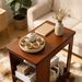Bamboo Folding Edge Table With Movable Storage, Foldable Tabletop Suitable For Beds And Sofas, Saving Space, Multiple Storage Spaces, Natural Texture_maomaolike.com