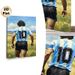 Soccer Player #10 Jersey Painting Poster, Vibrant Impasto Style Athlete In Open Field Poster, Artistic Sports-themed Wall Decor Ideal For Home, Game_maomaolike.com