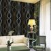 45cm*2000cm Luxury Black Gold Art Deco Peel And Stick Wallpaper, Metallic Geometric Waterproof Wall Covering For Living Room Bedroom Accent Wall_maomaolike.com