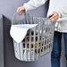Basket For Bedroom Bathroom, Multifunctional Handheld Laundry Hamper, Foldable And Wall-Mountable_maomaolike.com