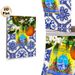 Citrus & Vintage Can Painting Poster, Vibrant Mediterranean-style Poster, Lush Citrus Blooms, Ripe Orange With Retro Can Design Brings Rustic Charm_maomaolike.com