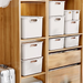 Wardrobe Pants Bin Household Drawer Divider Clothing Sweater Organizer Box Partition Storage Basket_maomaolike.com