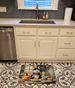 Siberian Husky Fall Kitchen Pumpkins Memory Foam Kitchen Mat Machine Washable Anti-Fatigue Mat Cushion Comfort Bath Mat Or Kitchen Rug_maomaolike.com