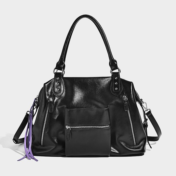 Factory Direct Women's New Large-capacity Casual Shoulder Fashionable Crossbody Bag, Korean Style Biker Tote Bag_maomaolike.com