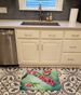 Pennsylvania Mountain Laurels In Watercolor Memory Foam Kitchen Mat Machine Washable Anti-Fatigue Mat Cushion Comfort Bath Mat Or Kitchen Rug_maomaolike.com