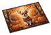 Chihuahua Fall Doormat Front Door Mat Indoor Outdoor Rugs For Entryway, Non Slip Washable Low Pile, 24H X 36W_maomaolike.com