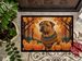 Shar Pei Fall Doormat Front Door Mat Indoor Outdoor Rugs For Entryway, Non Slip Washable Low Pile, 24H X 36W_maomaolike.com
