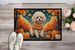 Poodle Fall Doormat Front Door Mat Indoor Outdoor Rugs For Entryway, Non Slip Washable Low Pile, 24H X 36W_maomaolike.com