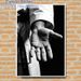 Karate Themed Painting Poster, Monochrome Close-up Of Karate Practitioner's Palm Poster, Captures Martial Arts Discipline, Ideal For Home Gym And_maomaolike.com