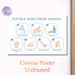 Handwashing Guide Painting Poster, Gentle Cartoon-style Step-by-step Handwashing Instruction Poster, Clear Visual Guide For Proper Hand Hygiene_maomaolike.com