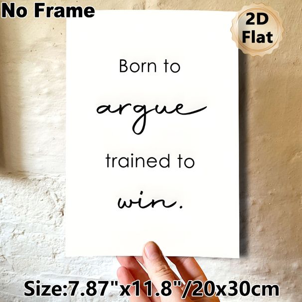 Inspirational Quote Painting Poster, Minimalist Black & White Typography Poster, Motivational Text Design, Ideal For Home Office, Study Room_maomaolike.com
