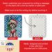 Shih Tzu Christmas Porcelain Ornament Christmas Tree Hanging Decorations For Home Christmas Holiday, Rectangle, Gift, Multicolor_maomaolike.com